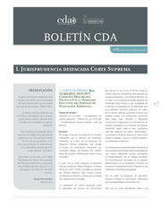 Boletín de Jurisprudencia Ambiental
